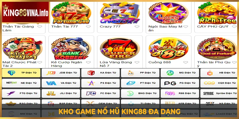 Sở hữu kho game nổ hũ đa dạng và phong phú